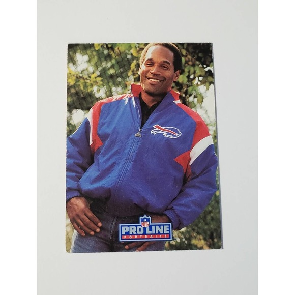 OJ SIMPSON 1991 Pro Line Portraits Football card #28 Buffalo Bills - Picture 3 of 4